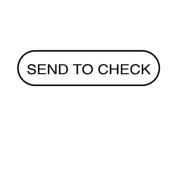 Send To Check Label 5/16 x 1-1/4"